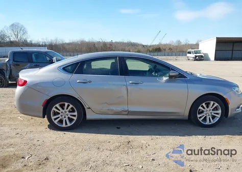 2015 Chrysler 200 Limited z USA, uszkodzony, nr VIN 1C3CCCAB6FN624620
